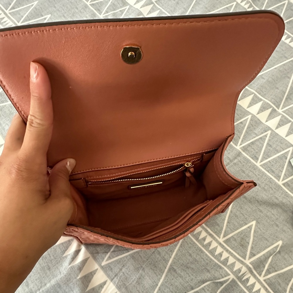 TORY BURCH SMALL FLEMMING IN TAUPE PINK